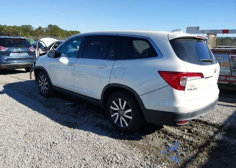 2019 Honda Pilot Ex-L z USA, uszkodzony, nr VIN 5FNYF5H41KB022387